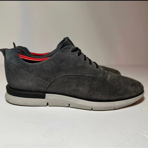 Cole Haan Grand Horizon Men's Size 11M US Gray Suede Oxford  Shoes C26361 - Picture 1 of 10